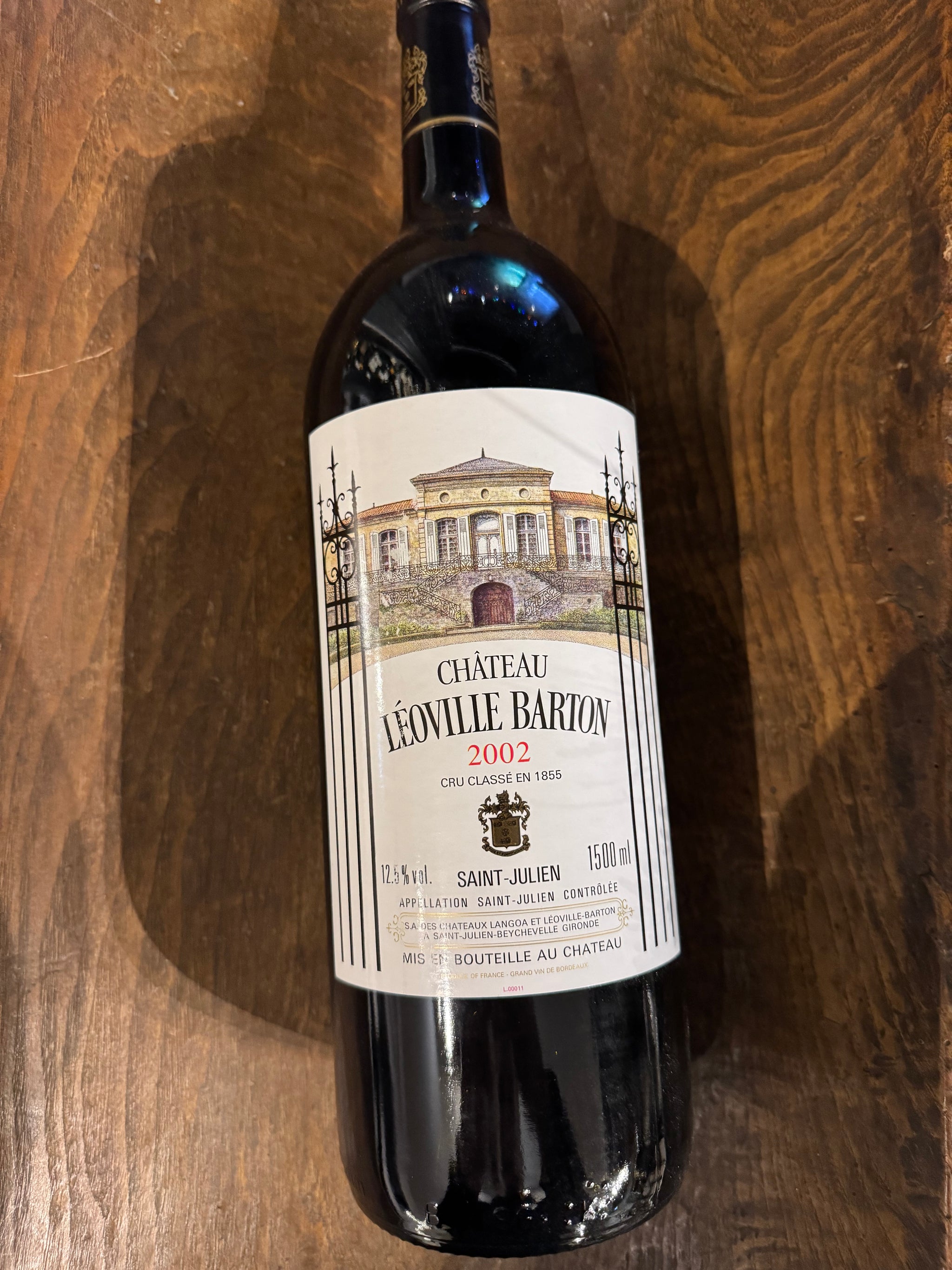 Grand Vin de Léoville 2002 Château Léoville Las Cases 2002 Bordeaux Saint-Julien 2ème